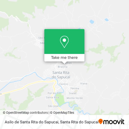 Asilo de Santa Rita do Sapucai map