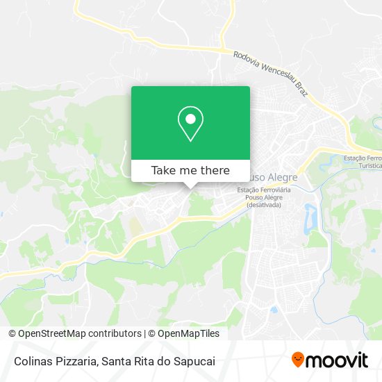 Colinas Pizzaria map
