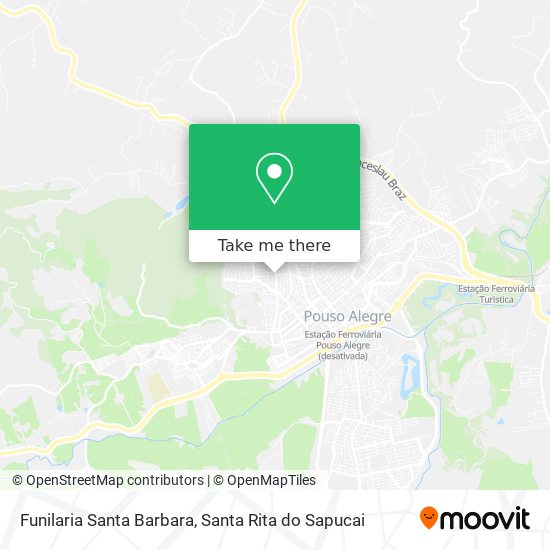 Funilaria Santa Barbara map