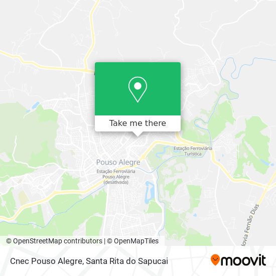 Cnec Pouso Alegre map