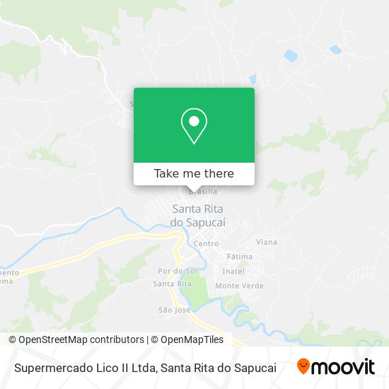 Mapa Supermercado Lico II Ltda