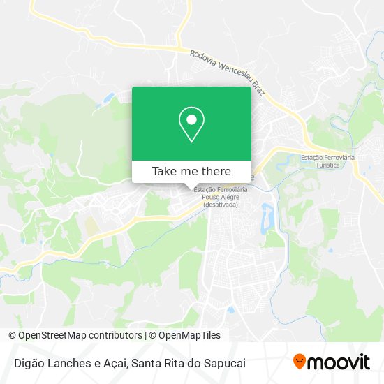 Digão Lanches e Açai map
