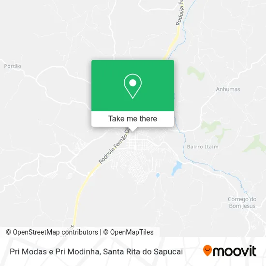 Pri Modas e Pri Modinha map