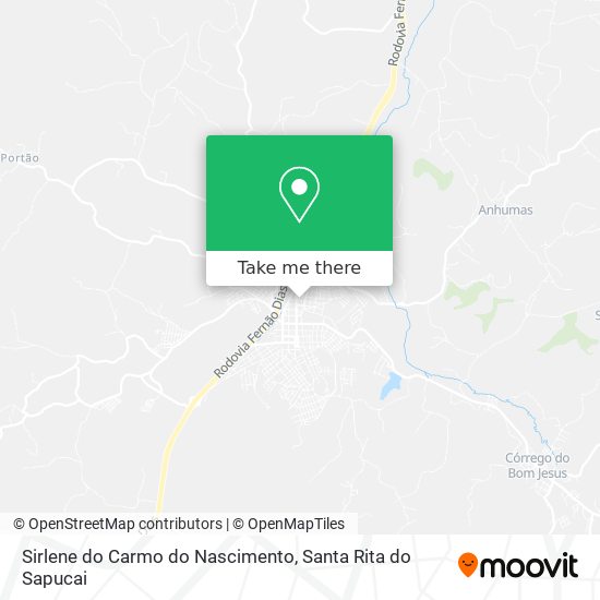 Sirlene do Carmo do Nascimento map