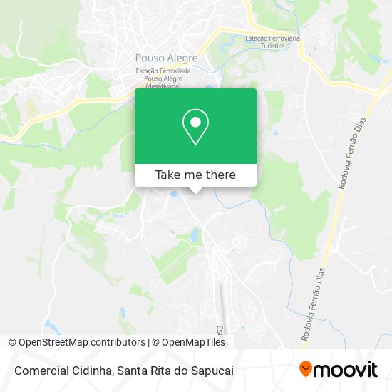 Comercial Cidinha map