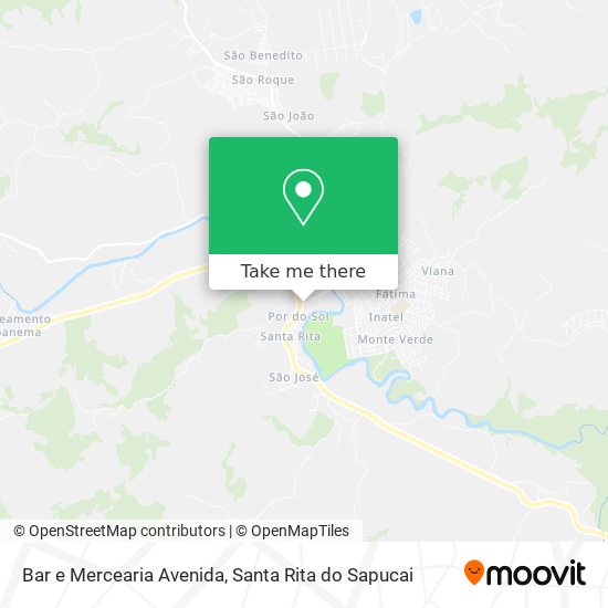 Mapa Bar e Mercearia Avenida