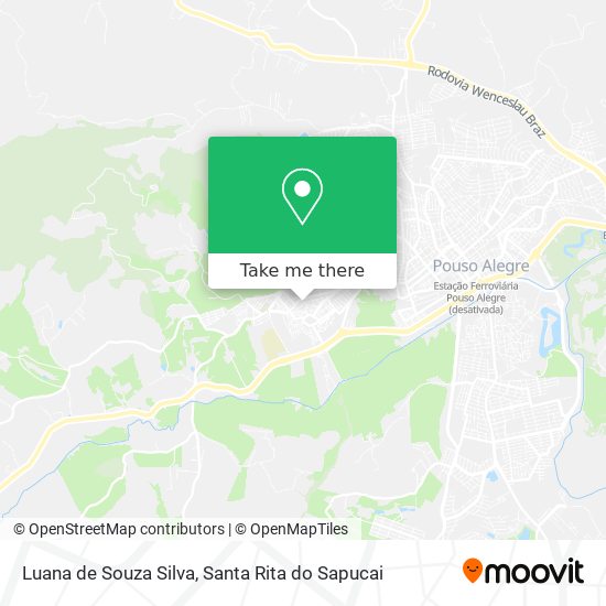 Luana de Souza Silva map