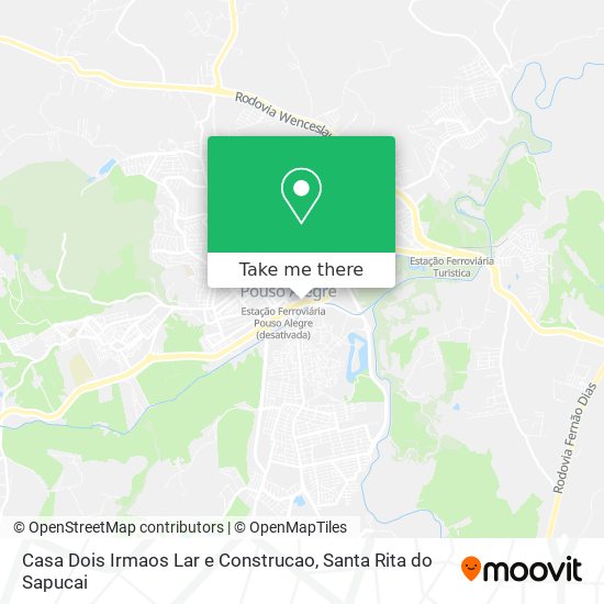 Casa Dois Irmaos Lar e Construcao map