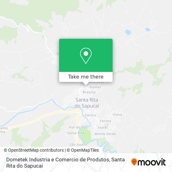 Mapa Dometek Industria e Comercio de Produtos