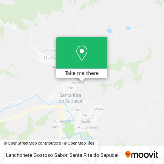 Lanchonete Gostoso Sabor map