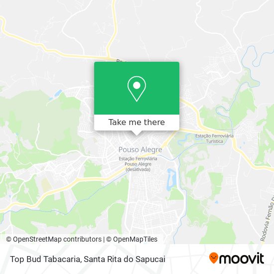 Top Bud Tabacaria map