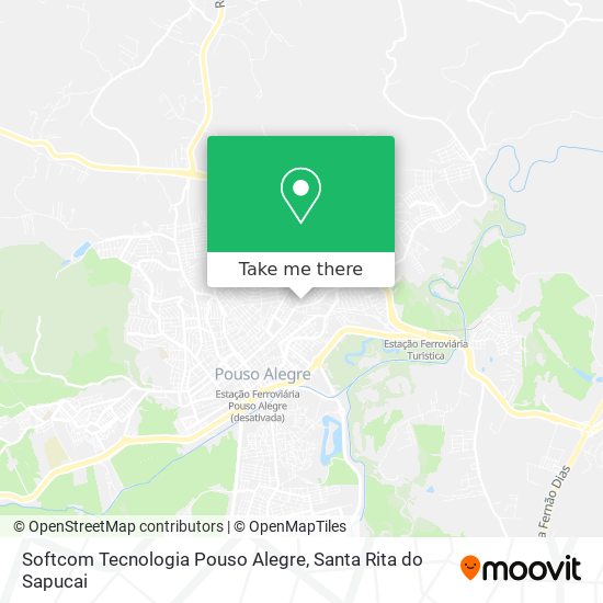 Softcom Tecnologia Pouso Alegre map