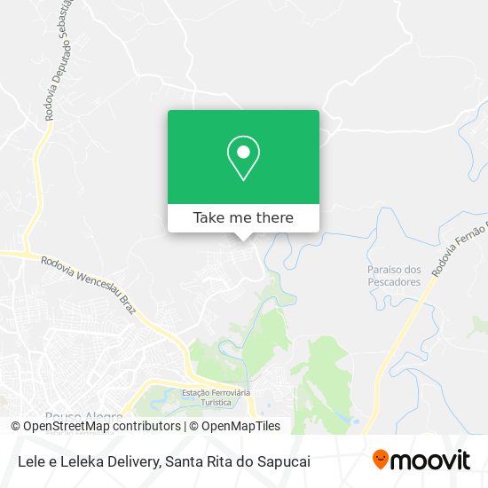 Lele e Leleka Delivery map