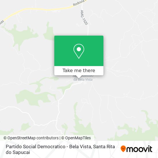 Partido Social Democratico - Bela Vista map
