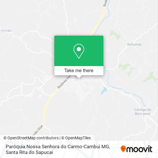 Paróquia Nossa Senhora do Carmo-Cambui MG map