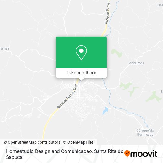 Homestudio Design and Comunicacao map