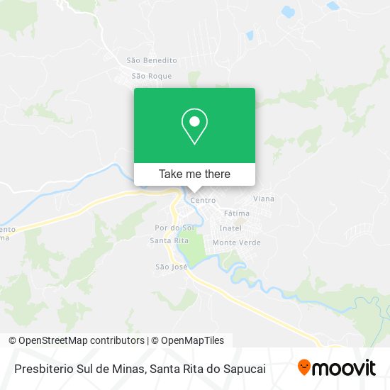 Presbiterio Sul de Minas map