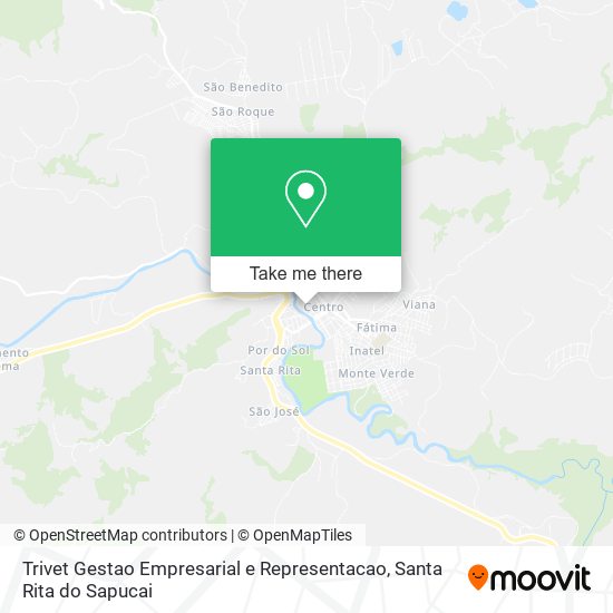 Mapa Trivet Gestao Empresarial e Representacao