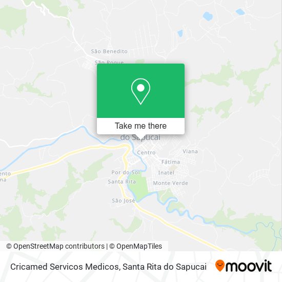 Cricamed Servicos Medicos map