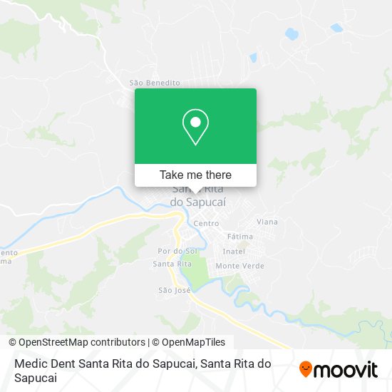 Mapa Medic Dent Santa Rita do Sapucai