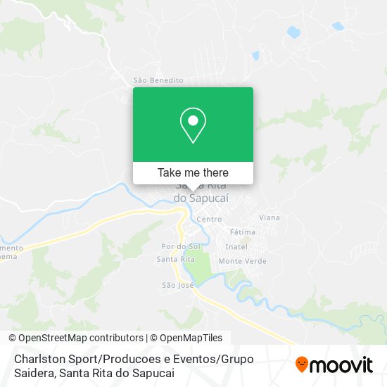 Mapa Charlston Sport / Producoes e Eventos / Grupo Saidera