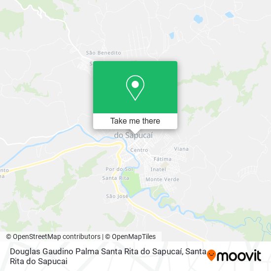 Mapa Douglas Gaudino Palma Santa Rita do Sapucaí