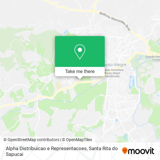 Alpha Distribuicao e Representacoes map