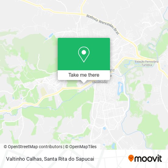 Valtinho Calhas map