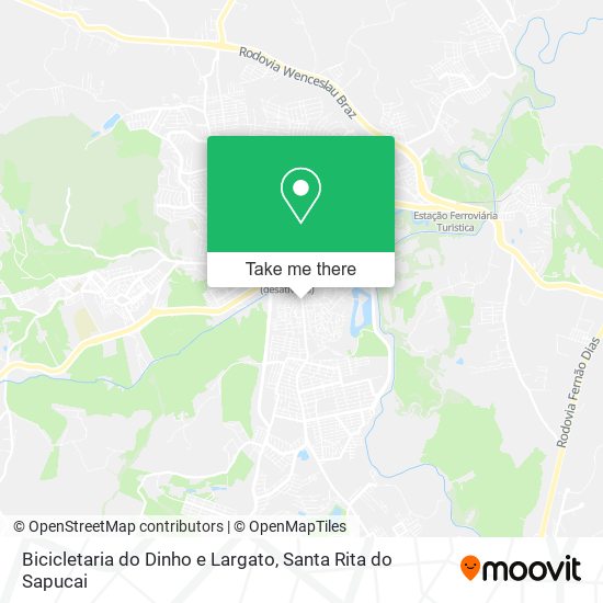 Bicicletaria do Dinho e Largato map