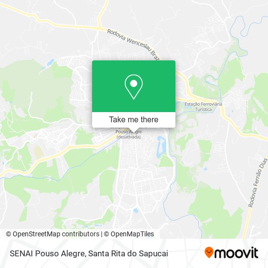 SENAI Pouso Alegre map