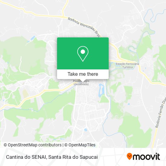 Cantina do SENAI map