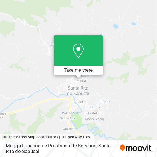 Mapa Megga Locacoes e Prestacao de Servicos
