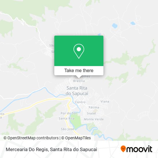 Mapa Mercearia Do Regis