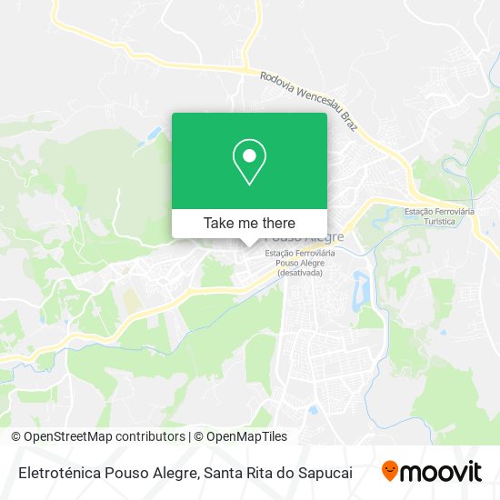 Eletroténica Pouso Alegre map