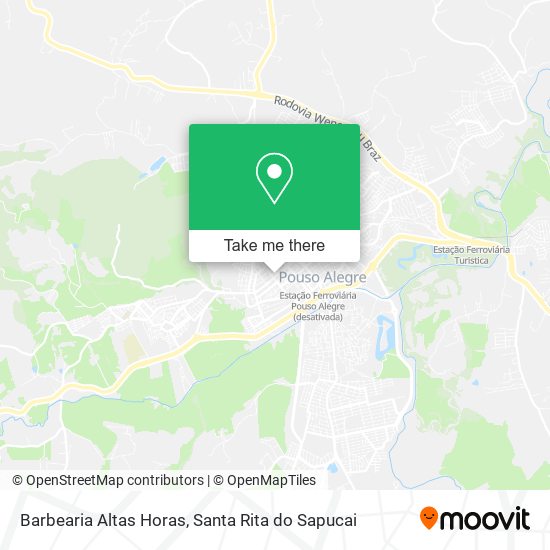 Barbearia Altas Horas map