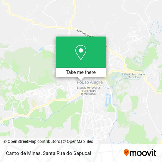 Canto de Minas map