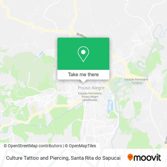 Culture Tattoo and Piercing map