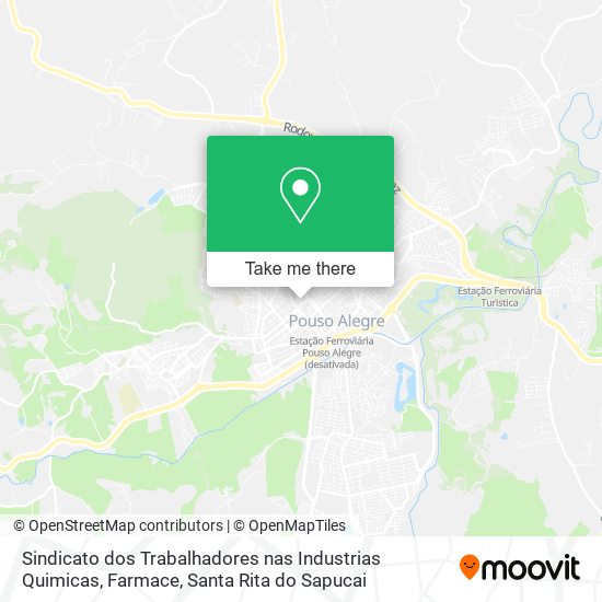 Mapa Sindicato dos Trabalhadores nas Industrias Quimicas, Farmace