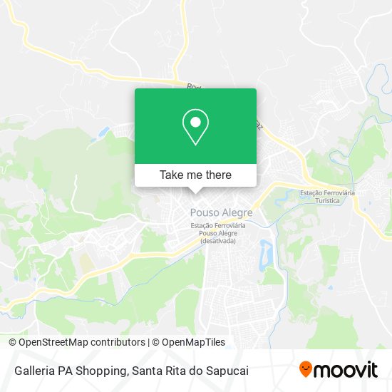 Galleria PA Shopping map