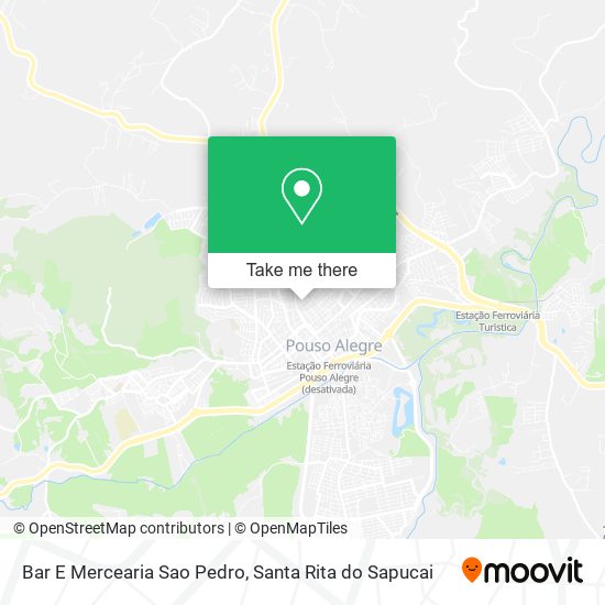 Mapa Bar E Mercearia Sao Pedro
