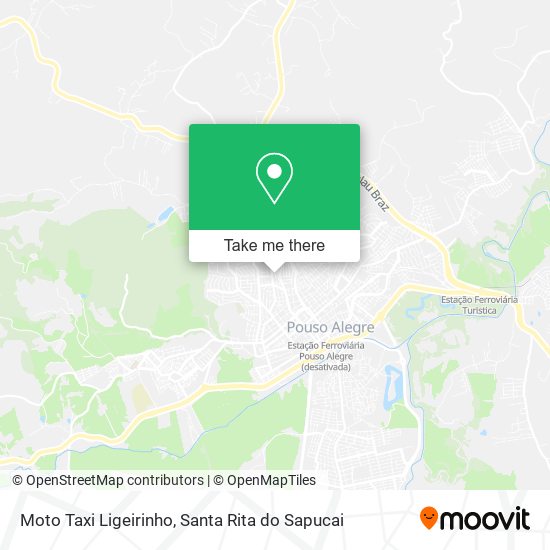 Mapa Moto Taxi Ligeirinho