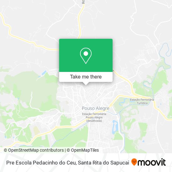 Mapa Pre Escola Pedacinho do Ceu