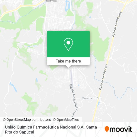 União Química Farmacêutica Nacional S.A. map