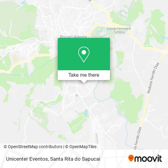 Unicenter Eventos map