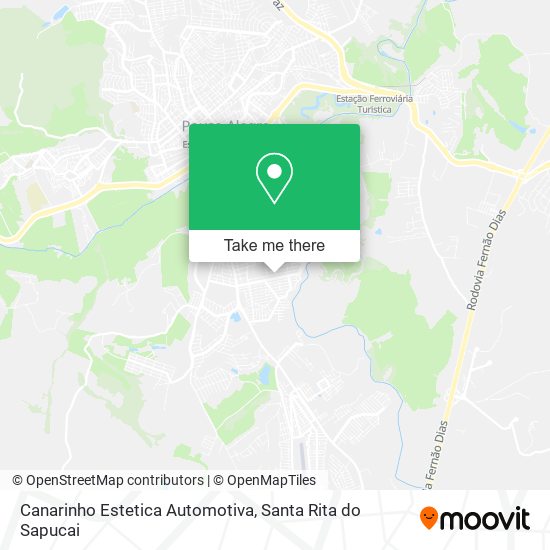 Canarinho Estetica Automotiva map