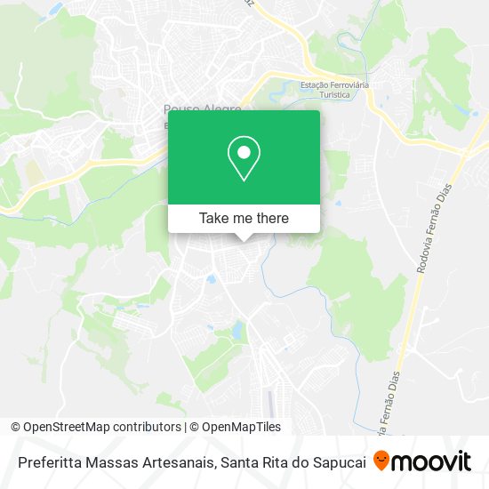 Preferitta Massas Artesanais map