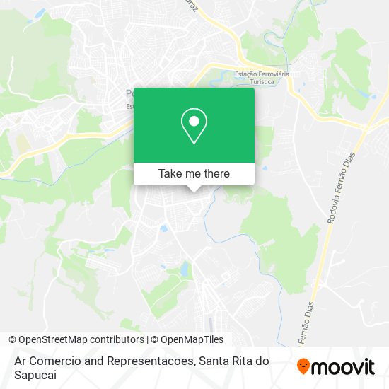 Ar Comercio and Representacoes map