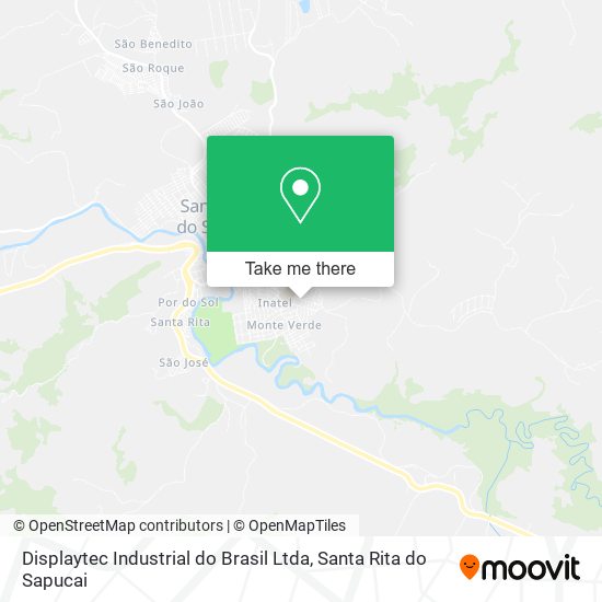 Mapa Displaytec Industrial do Brasil Ltda
