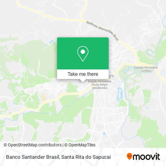 Banco Santander Brasil map