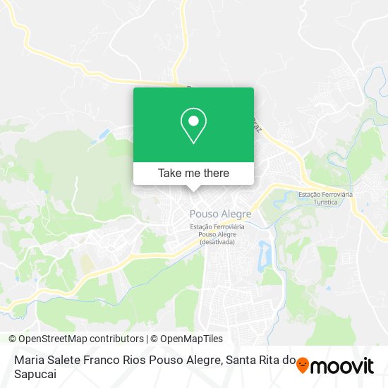 Mapa Maria Salete Franco Rios Pouso Alegre